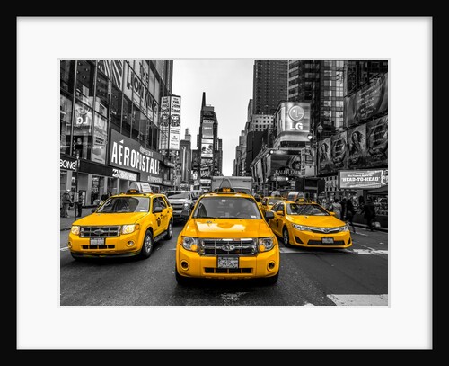 Taxi on broadway, New York by Assaf Frank